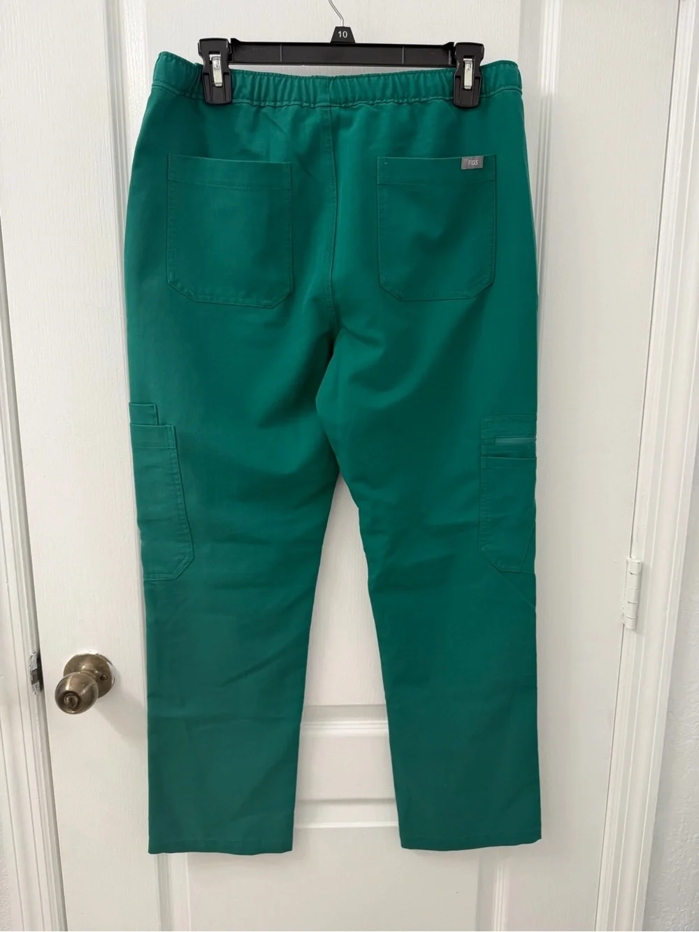 Figs Cairo Straight-Leg Hunter Green Men Scrub Pant (Size S)